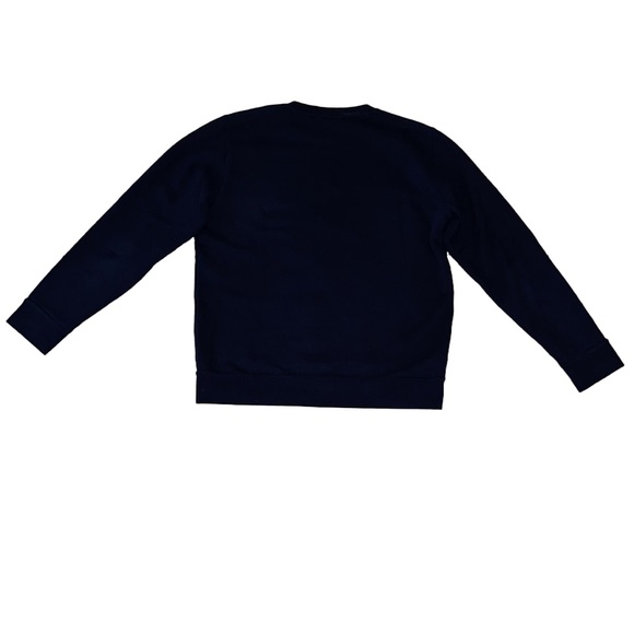 Norse Projects Navy Vagn Classic Crew Long Sleeve Cotton Sweatshirt Size M - Picture 2 of 10